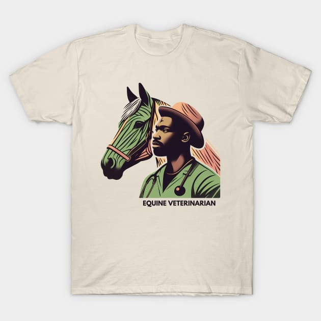 equine veterinarian T-Shirt by TaevasDesign